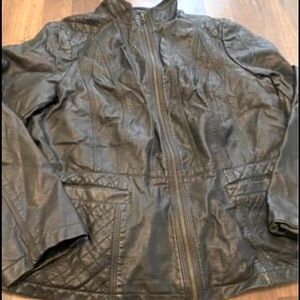 Women’s leather coat